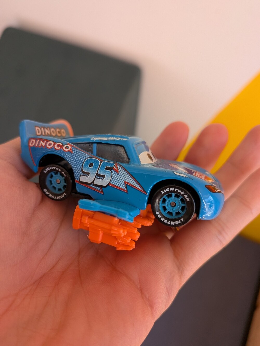 Disney Pixar Cars "Flying" Lightning McQueen